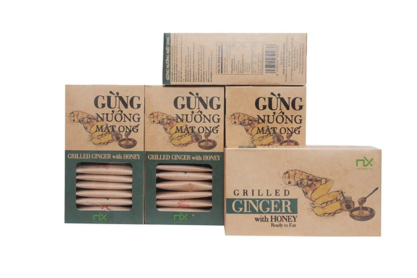 Hộp Gừng Nướng Mật Ong Nam Xanh 80G
