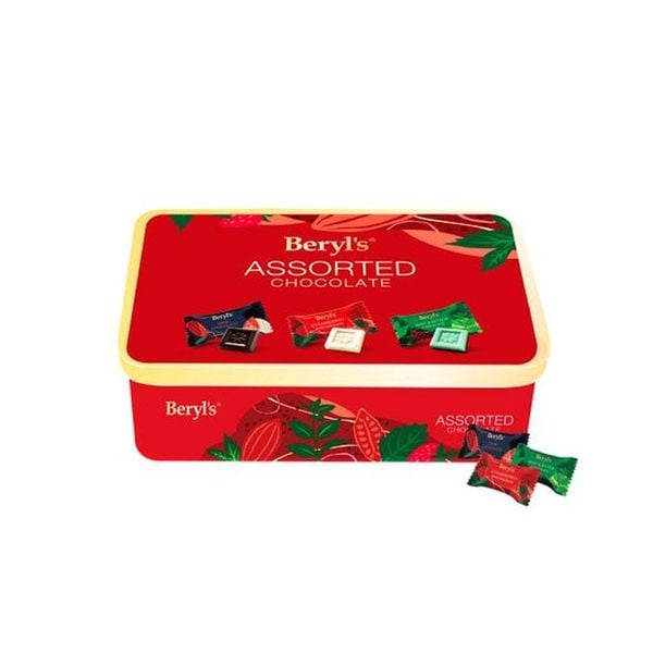 Hộp Sô Cô La Beryls 135g Snow Flower Assorted (Đỏ)