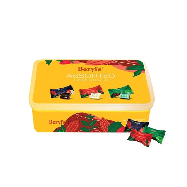 Hộp Sô Cô La Beryls 135g Snow Flower Assorted (Vàng)