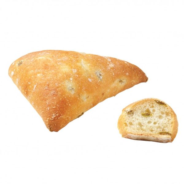Bánh Mì Bridor Pháp Green Olive Bread Lenôtre 45gr Đông Lạnh