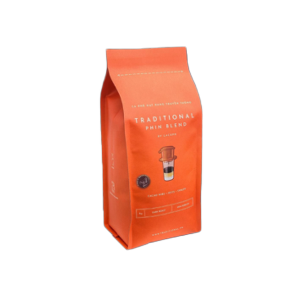 Cà Phê Traditional Phin Blend 100% Robusta Whole Beans (1Kg) - Lacaph