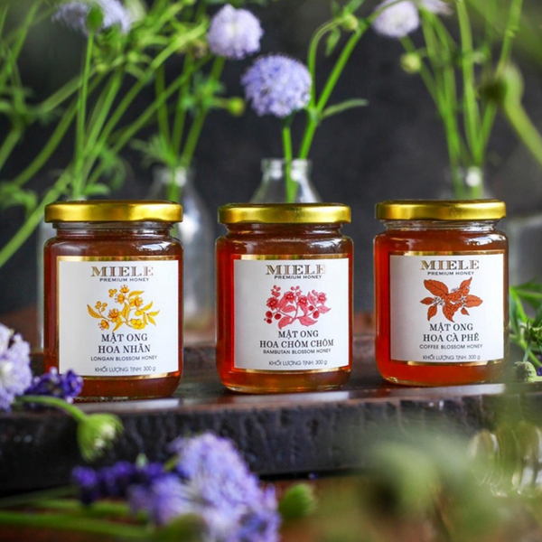 Mật Ong Hoa Chôm Chôm Miele 300G