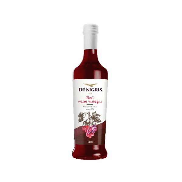 Giấm Rượu Vang Đỏ - Vinegar Red Wine 500Ml - De Nigris