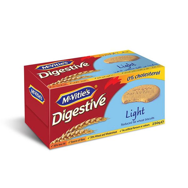 Bánh Quy Lúa Mì Nguyên Cám Ít Béo McVitie's Digestive 250G