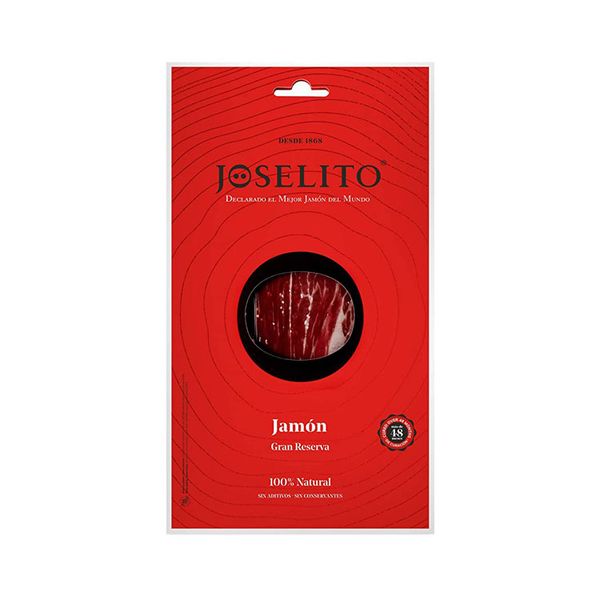 Thịt Đùi Heo Đen Iberico Tag Đen Bellota Muối 48 Tháng Cắt Lát Vỉ sliced 70G - Joselito Gran Reserva Iberian Ham