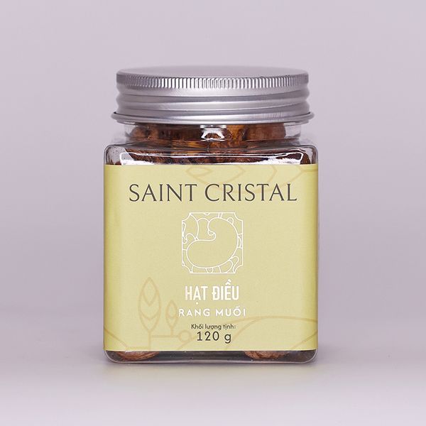 Hạt Điều Tươi Rang Củi Bình Phước Saint Cristal 120G