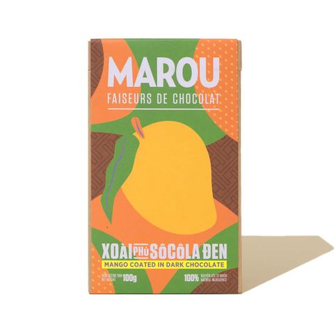 Chocolate Marou Xoài Phủ Sô Cô La Đen 100G