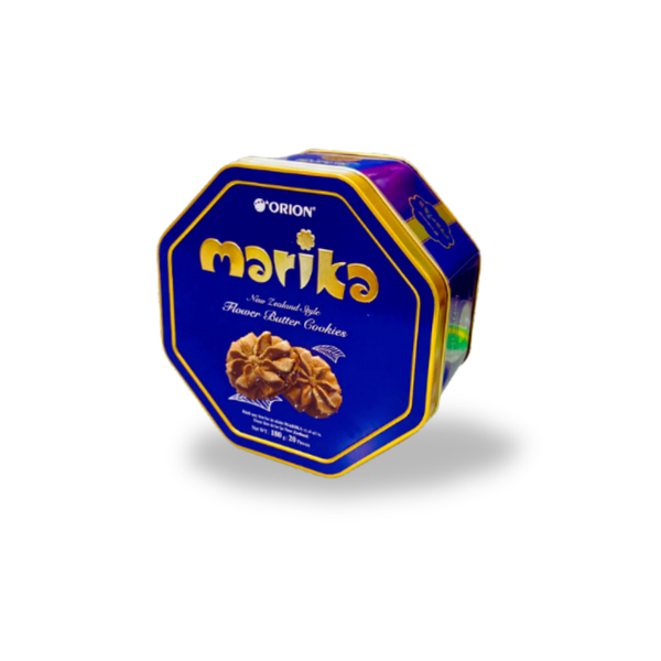 Hộp Bánh Quy Hoa Bơ Tự Nhiên Marika vị Sô Cô La 180G