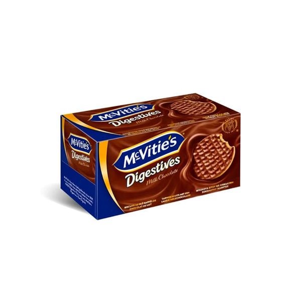 Bánh Quy Lúa Mì Nguyên Cám McVitie's Digestive Milk Chocolate 200G