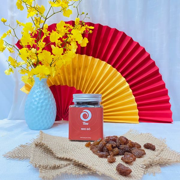 Nho Đỏ Crimson Chile Sấy Dẻo Tine 160G