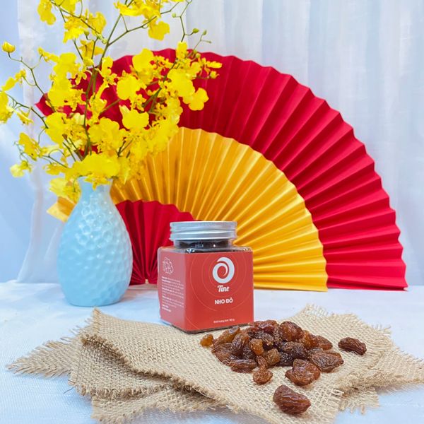 Nho Đỏ Crimson Chile Sấy Dẻo Tine 160G