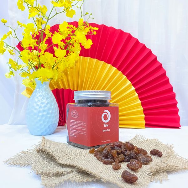 Nho Đỏ Crimson Chile Sấy Dẻo Tine 260G
