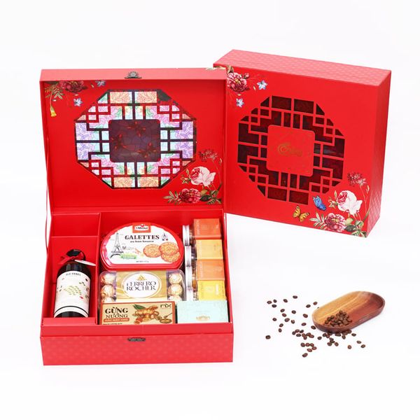 Hộp Quà Tết AN 1725 - Vang Đỏ Nhập Khẩu Tây Ban Nha