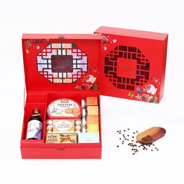 Hộp Quà Tết AN 1555 - Vang Đỏ Nhập Khẩu Tây Ban Nha