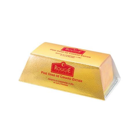 Pate Gan Vịt Rougié Nhập Khẩu Pháp - Fg De Canard Entier Champagne (2%) Aux 2 Poivres 500G