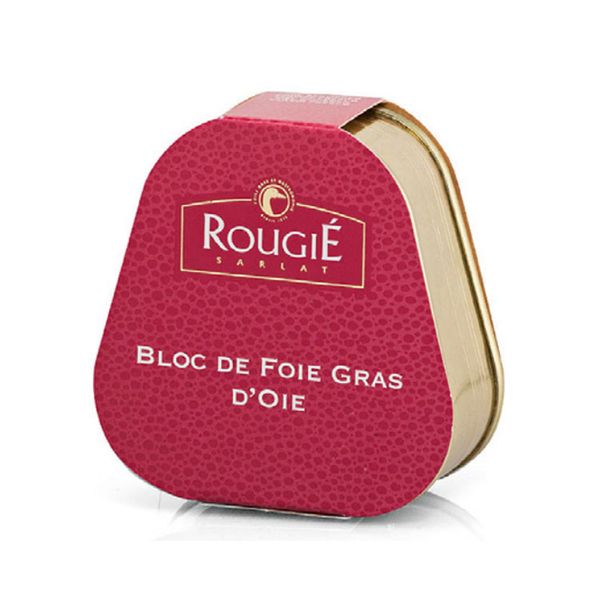 Pate Gan Ngỗng Rougié Nhập Khẩu Pháp - Bloc De Foie Gras D'Oie 2 Slice 75G