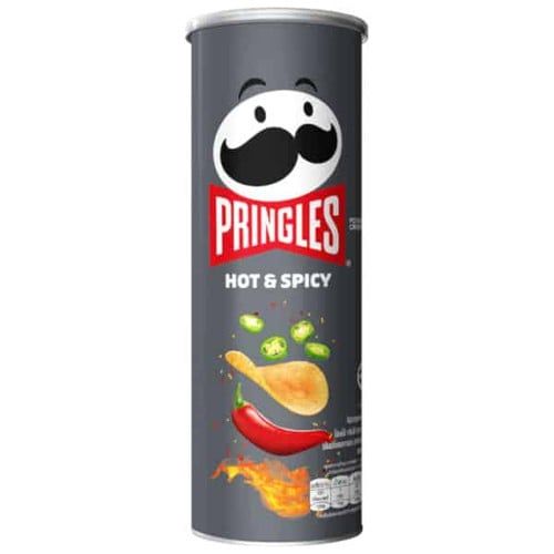 Khoai Tây Chiên Pringles Vị Cay Hộp 102 g - Đen