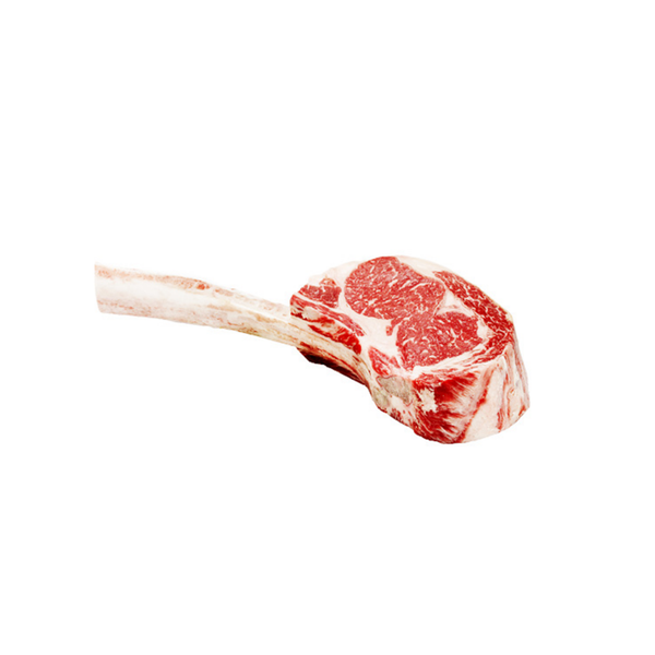 Thịt Sườn Bò Wagyu Úc Cắt Miếng Có Xương - Tomahawk Wagyu Mb 4/5 F1 Sanchoku Bone In 200Days Gf Aus (~1.2Kg)