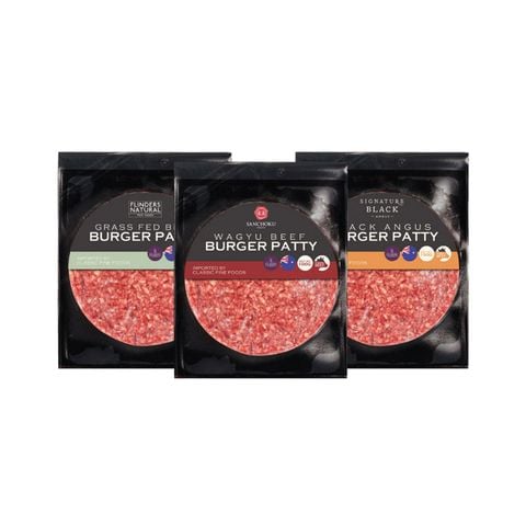 Thịt Bò Wagyu Úc Xay - Sanchoku Beef Burgers 80 x 100G