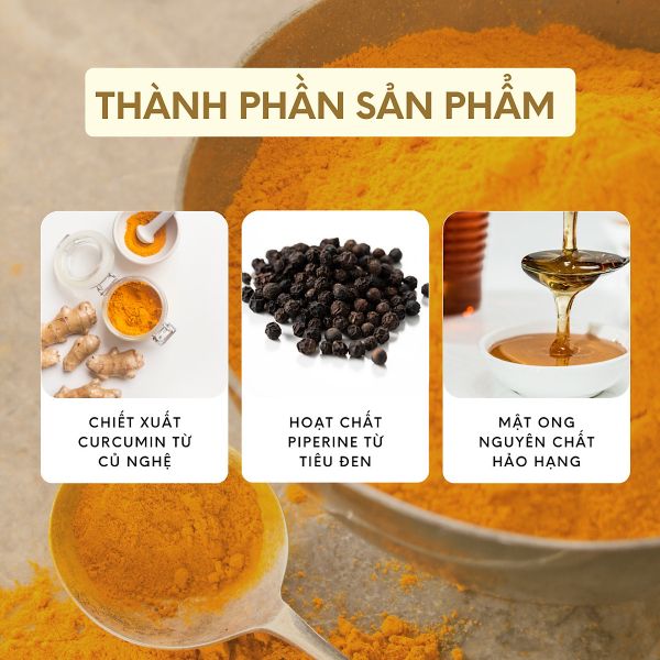 Mật Ong Curcumin Miele 400G