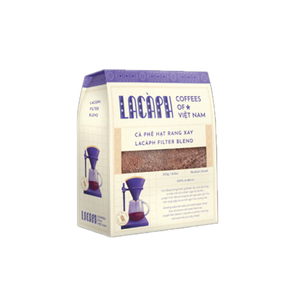 Cà Phê Xay - Signatures Filter Blend 100% Arabica Ground Coffee (250G) - Lacaph