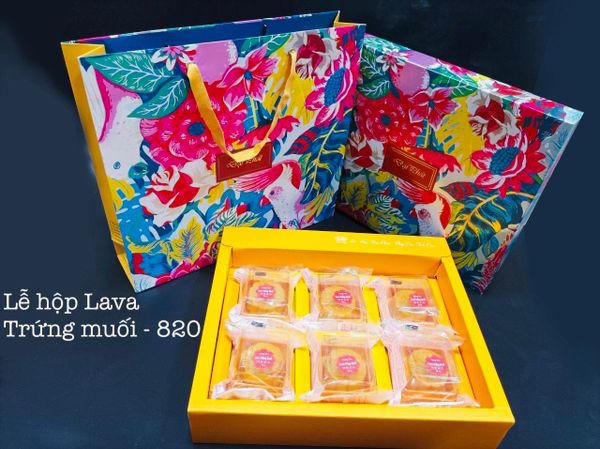 Combo Bánh trung thu Lễ Hộp Lava Trứng Muối 820 - Đại Phát