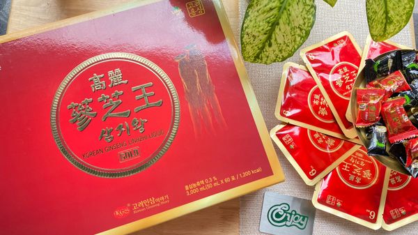 Nước Hồng Sâm Linh Chi Kgs Hàn Quốc 3000Ml (50Ml X 60 Gói)