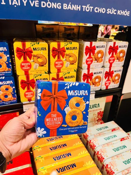 Hộp Bánh Quy Mật Ong Và Sữa Chua Misura 199.8G