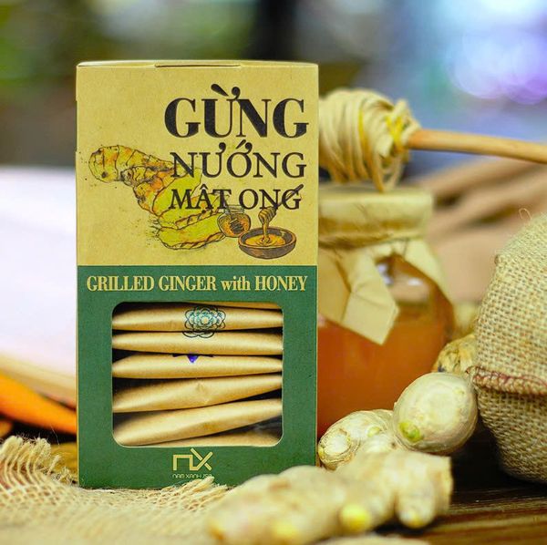 Hộp Gừng Nướng Mật Ong Nam Xanh 80G