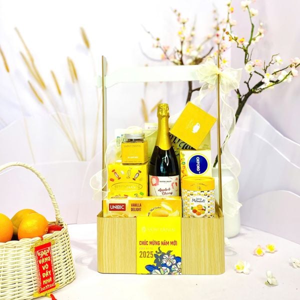 Giỏ Quà Tết AN NHIÊN 693 - Nước Trái Cây Nhập Khẩu Úc