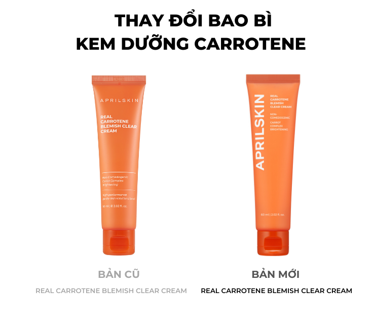  Kem Sạch Mụn Real Carrotene Blemish Clear Cream 