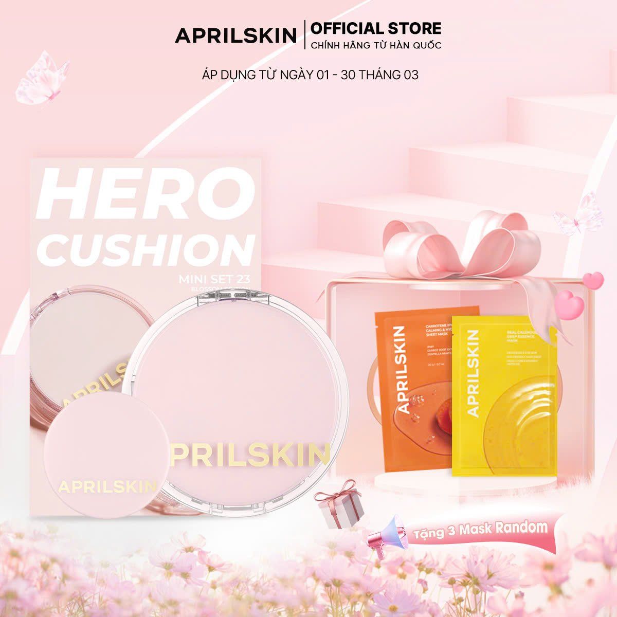  [DATE: 09/2025] Phấn nước Blossom Hero Cushion (12g+3.5g) #23 
