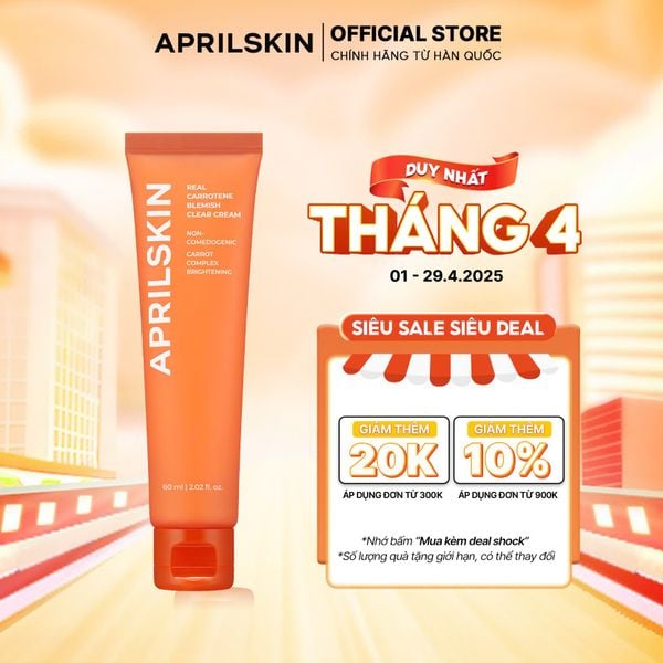  Kem Sạch Mụn Real Carrotene Blemish Clear Cream 