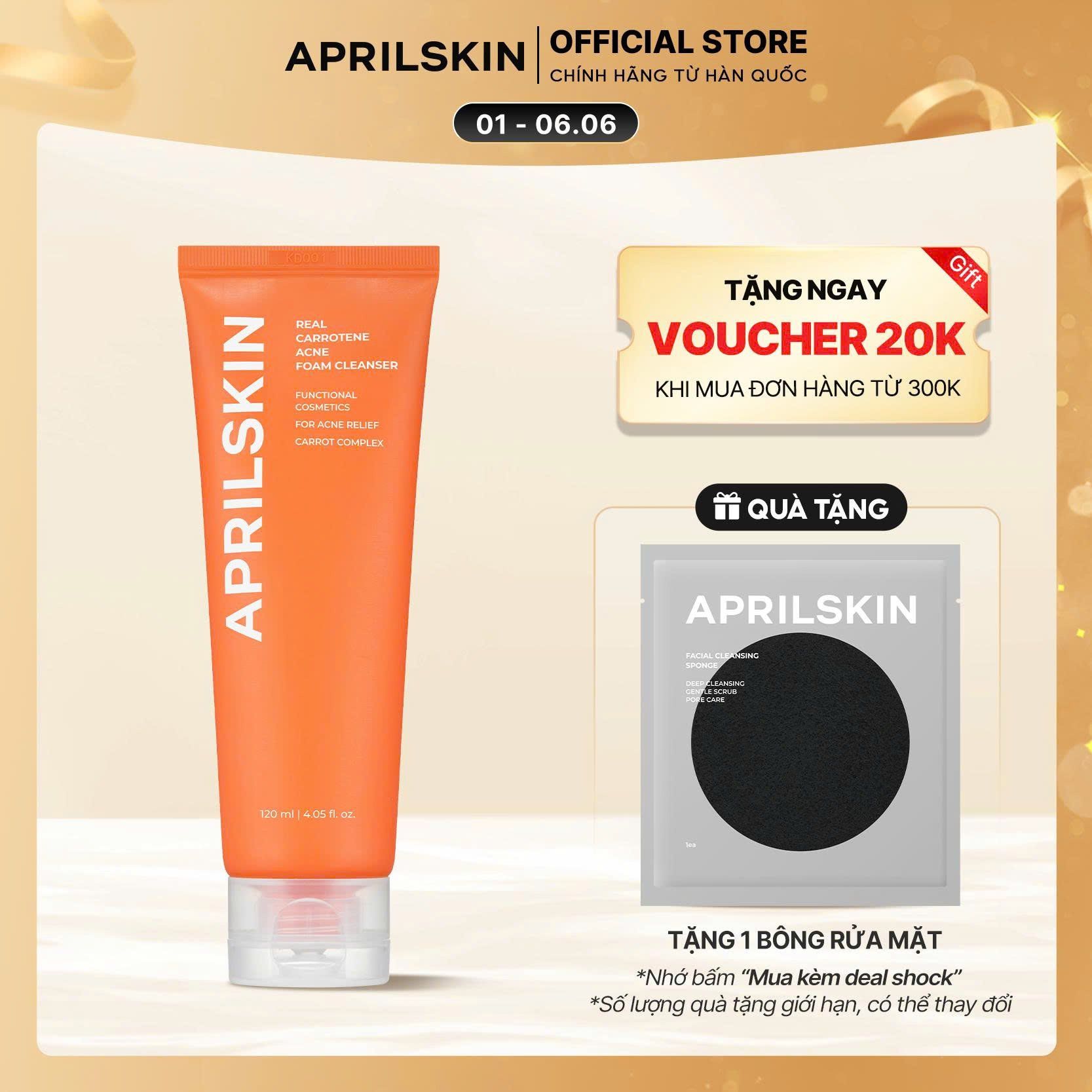 Sữa rửa mặt Carrot Acne Foam Cleanser