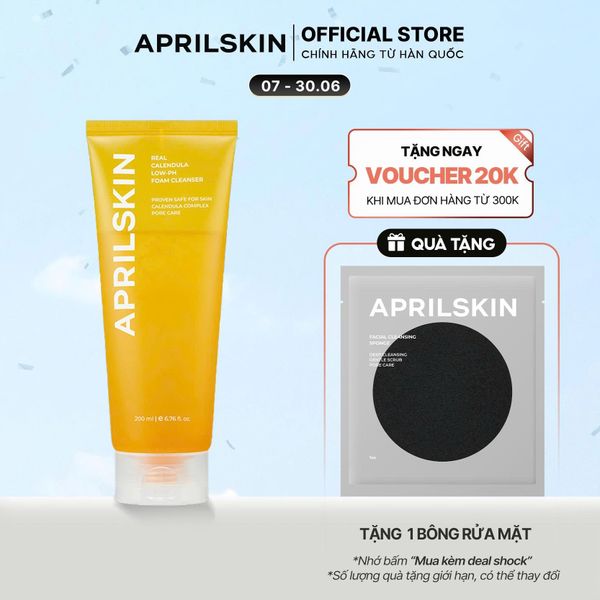  Sữa rửa mặt Real Calendula Foam Cleanser 200ml 