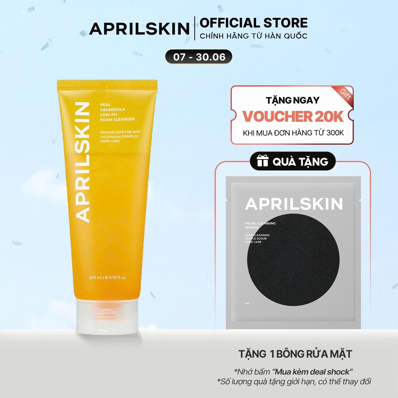  Sữa rửa mặt Real Calendula Foam Cleanser 200ml 