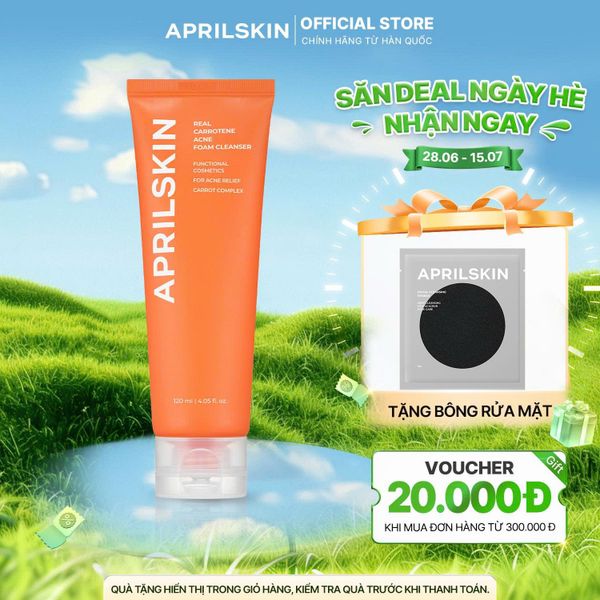  Sữa rửa mặt Carrot Acne Foam Cleanser* 