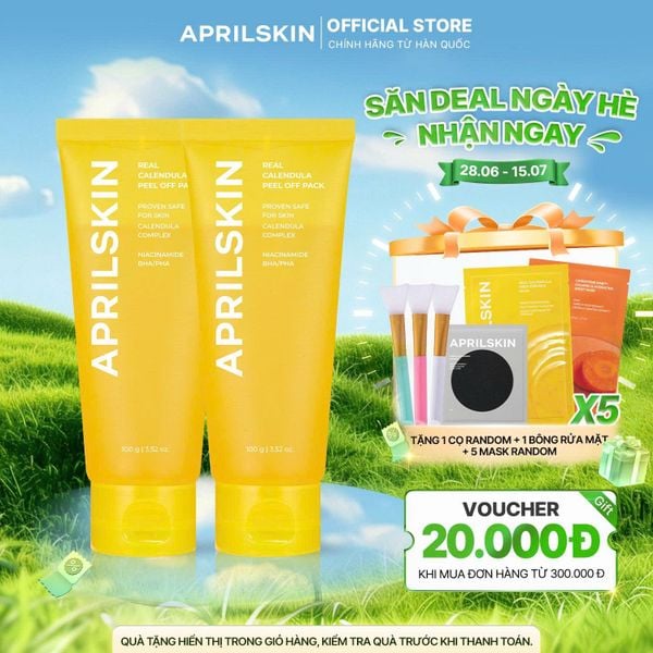  Mặt nạ Real Calendula Peel Off Pack sinh đôi 