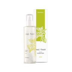 [TONER THẢO MỘC] Cân Bằng Dưỡng Ẩm Chiết Xuất 8 Loai Thảo Mộc  DEOPROCE Real Fresh Vegan Calming Toner 210ml