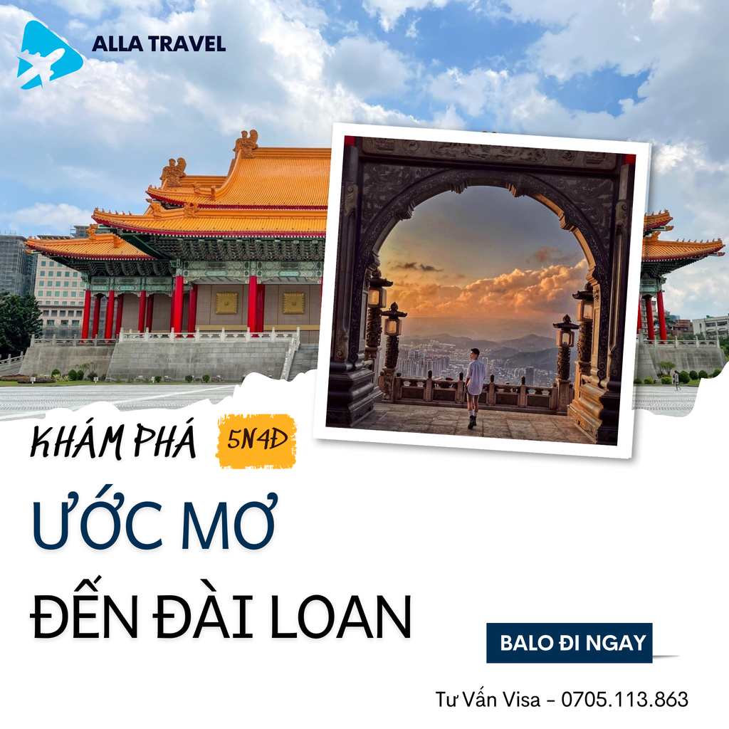 [ĐÀI LOAN- 4N4Đ] VIVU MÙA HÈ XỨ ĐÀI TRUNG |CAO HÙNG | ĐÀI NAM | ĐÀI BẮC