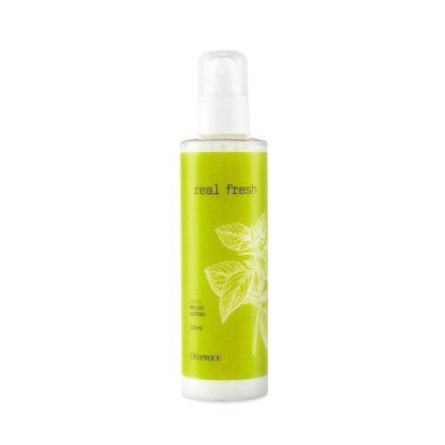 [LOTION CẤP ẨM] Sữa Dưỡng Kiềm dầu Chiết Xuất 8 Loại Thảo Mộc Deoproce Real Fresh Vegan Relief Lotion