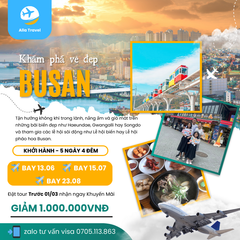 [BUSAN SEOUL 6N5Đ] SEOUL TRẢI NGHIỆM TÀU CAPSULE - BIỂN GWANGALLI - CÔNG VIÊN GIẢI TRÍ LỚN NHẤT HERB ISLAND