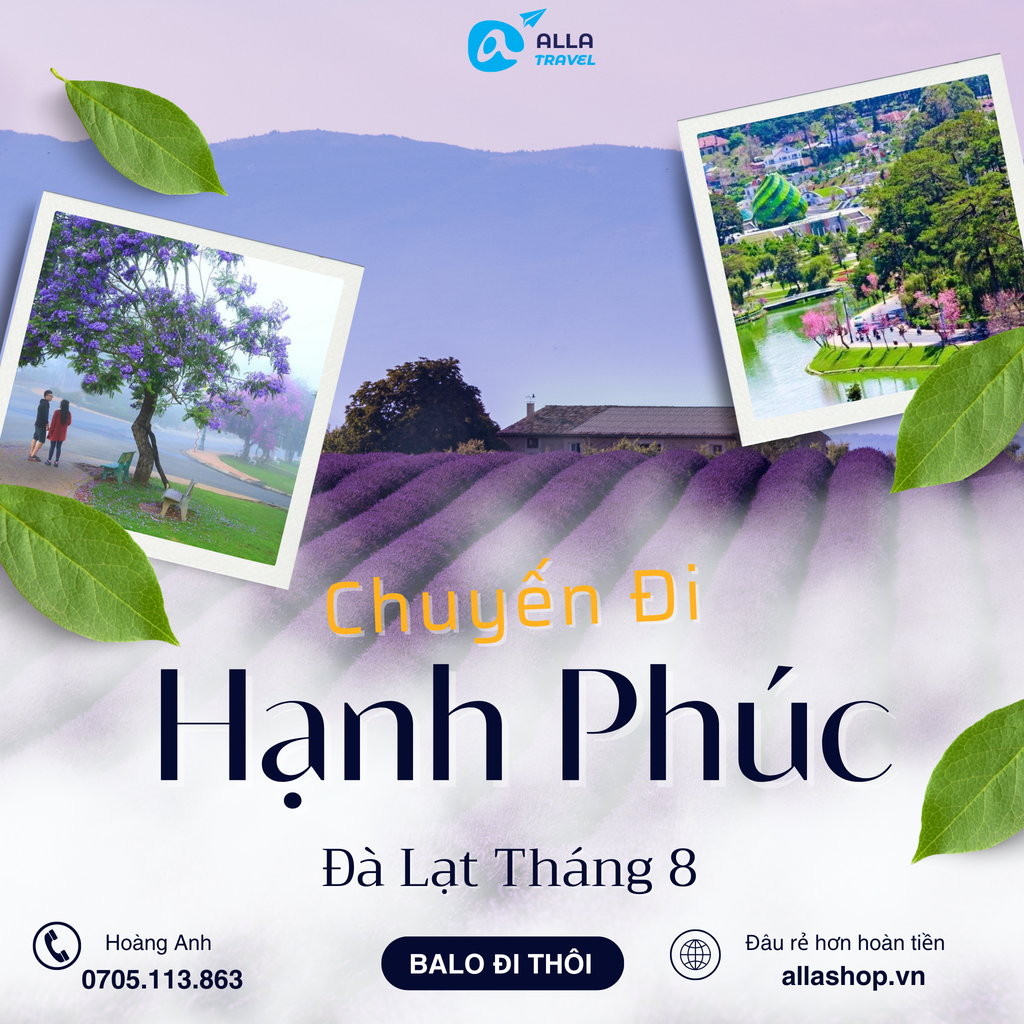 [ĐÀ LẠT 3N3Đ] Tháng  Hè Khám Phá Mùa Hoa Lavender