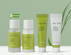 [BỘ DƯỠNG MINI THẢO MỘC] Đánh Bay Mụn Chiết xuất 8 Loại  Thảo mộc Deoproce Real Fresh Vegan Mini Kit