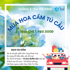 [ĐÀ LẠT 3N3Đ] Tháng 5 Trải Nghiệm Ngắm Hoa Cẩm Tú Cầu