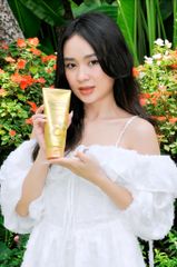 [SỮA RỬA MẶT] Cân Bằng Độ Ẩm Da Chiết Xuất Tinh Chất Vàng  DEOPROCE Natural Perfect Solution Cleansing Foam Gold Edition 170g