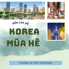 [SEOUL MÙA HÈ 4N4Đ] KHÁM PHÁ VENICE THU NHỎ - CUNG ĐIỆN CHANGDEOKUNG - CÔNG VIÊN GIẢI TRÍ HERB ISLAND