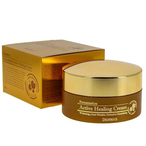 [KEM PHỤC HỒI] Phục Hồi Da Sau khi Đánh Bay Mụn Chiết Xuất Rau Đay Deoproce Fermentation Active Healing Cream 100g