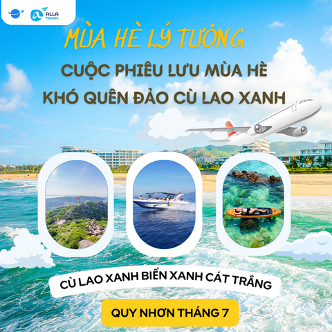 [QUY NHƠN 3N2Đ] MÙA HÈ BIỂN KHÁM PHÁ ĐẢO KỲ CO EO GIÓ | ĐẢO CÙ LAO XANH