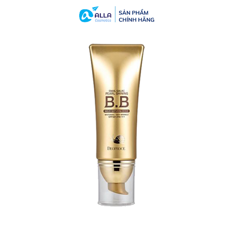 [BB CREAM ] Làn Da Không Tì Vết Chiết Xuất Dịch Nhầy Ốc Sên DEOPROCE Snail Galac Pearl Shining BB Cream 40g